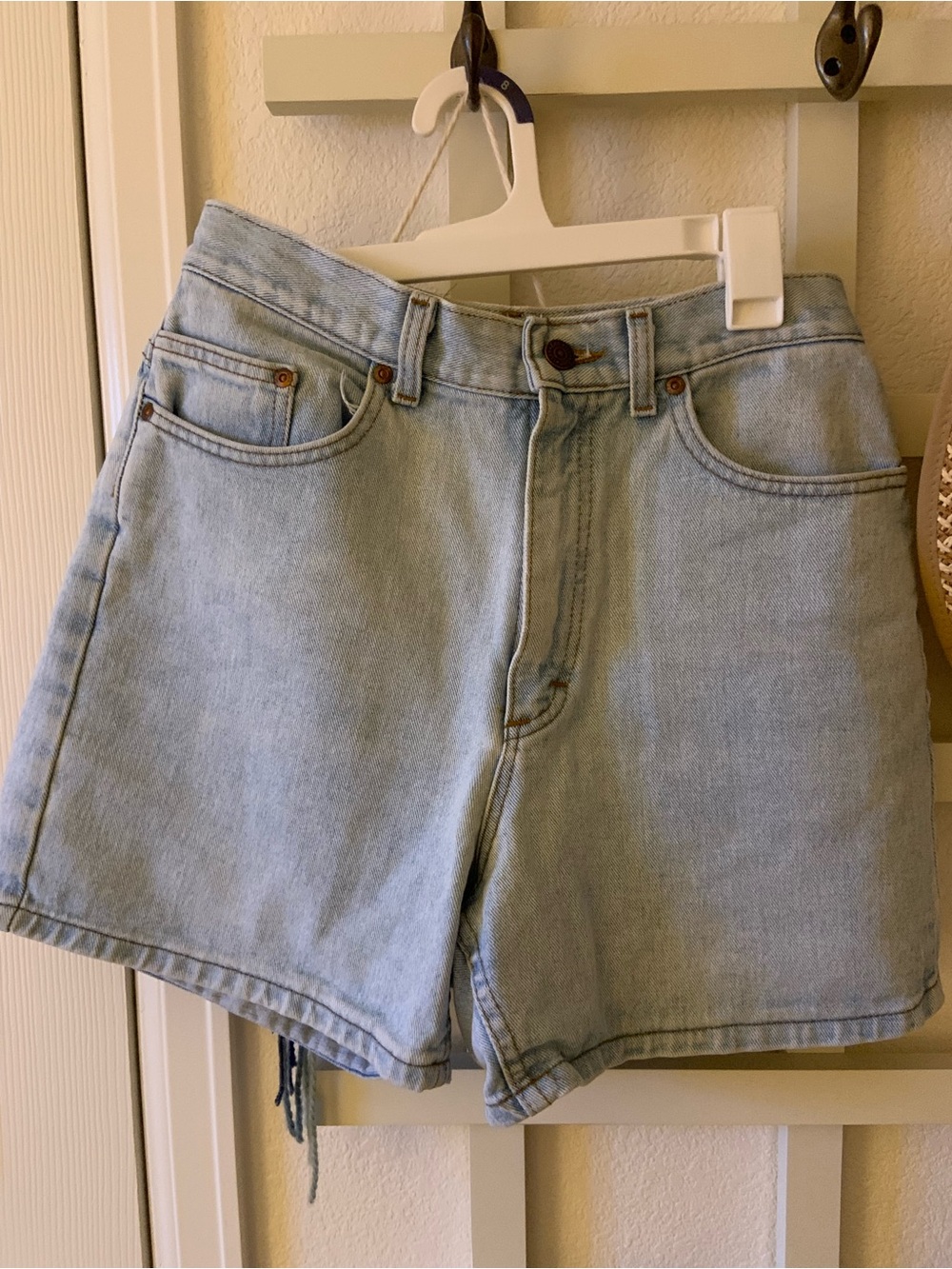 Lee Light Blue Denim Women’s High-Waist Shorts